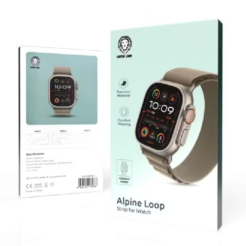 Green Lion Alpine Loop Nylon Strap 42/44/45/49MM-Olive