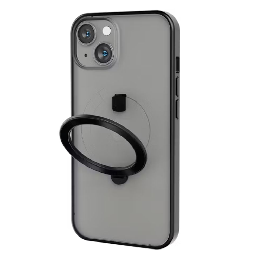 Levelo MagSafe Ringo Multi-Functional Kickstand Case For iPhone 14 Black