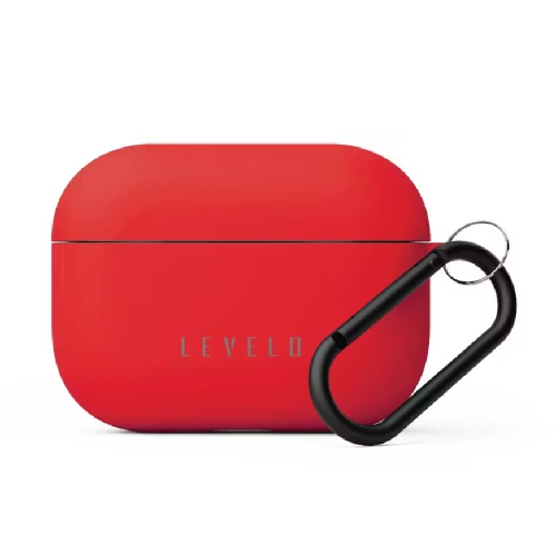 Levelo Gorra Silicone Airpods Pro Case-Red