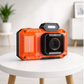 Porodo Advanced Digital Camera Video Stabilization & 18x Zoom Orange