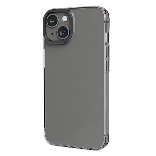 Levelo Sensa Clear Back Case For iPhone 14 - Clear/Gray