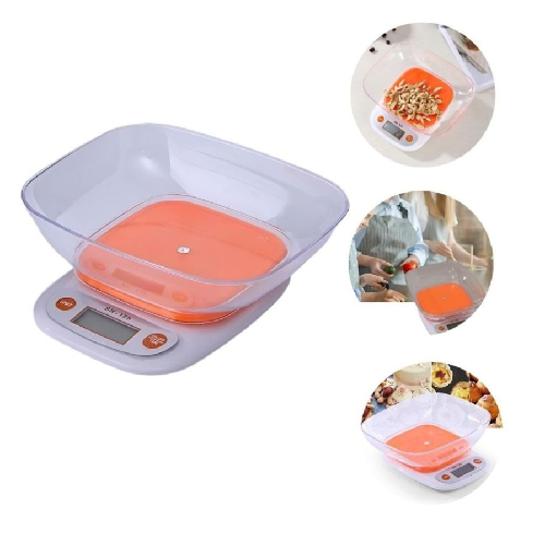 Electronic Kitchen Scale - Orange