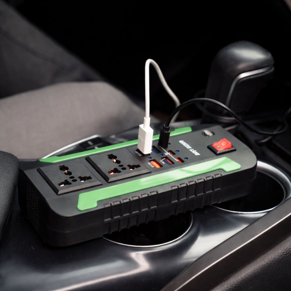 Car Power Inverter 300W – AC Converter Green Lion