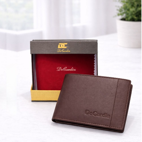 DeCardin Men’s Bi-Fold Wallet - Brown