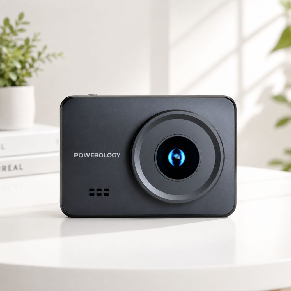 Powerology Dash Camera Full HD _X000D_ 1080P - Black