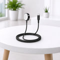 Powerology Braided Type-c Watch Charger 5W 1.2M - Black
