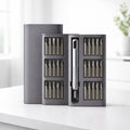 Power Tool – Powerology 31-IN-1 Satinless Steel Screw Driver Kit - Grey