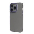 Levelo Sensa Clear Back Case For iPhone 14 Pro - Clear/Purple