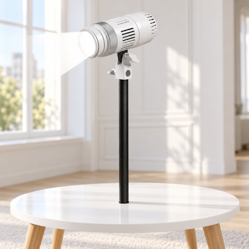 Porodo Lifestyle Cannes Vision 20W Dimmable LED Video Spotlight with Remote – White