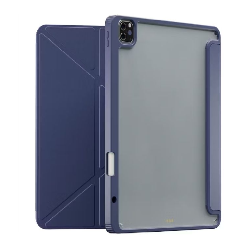 Levelo Conver Clear Back Hybrid Case for iPAD Pro 11-Blue