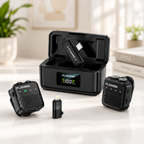 Plokama VM-80 Dual Wireless Lavalier Microphone