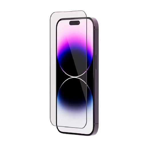 Levelo Anti-static Clear Silicone Edge Tempered Screen Protector For Iphone 1 4 Pro 6.1"