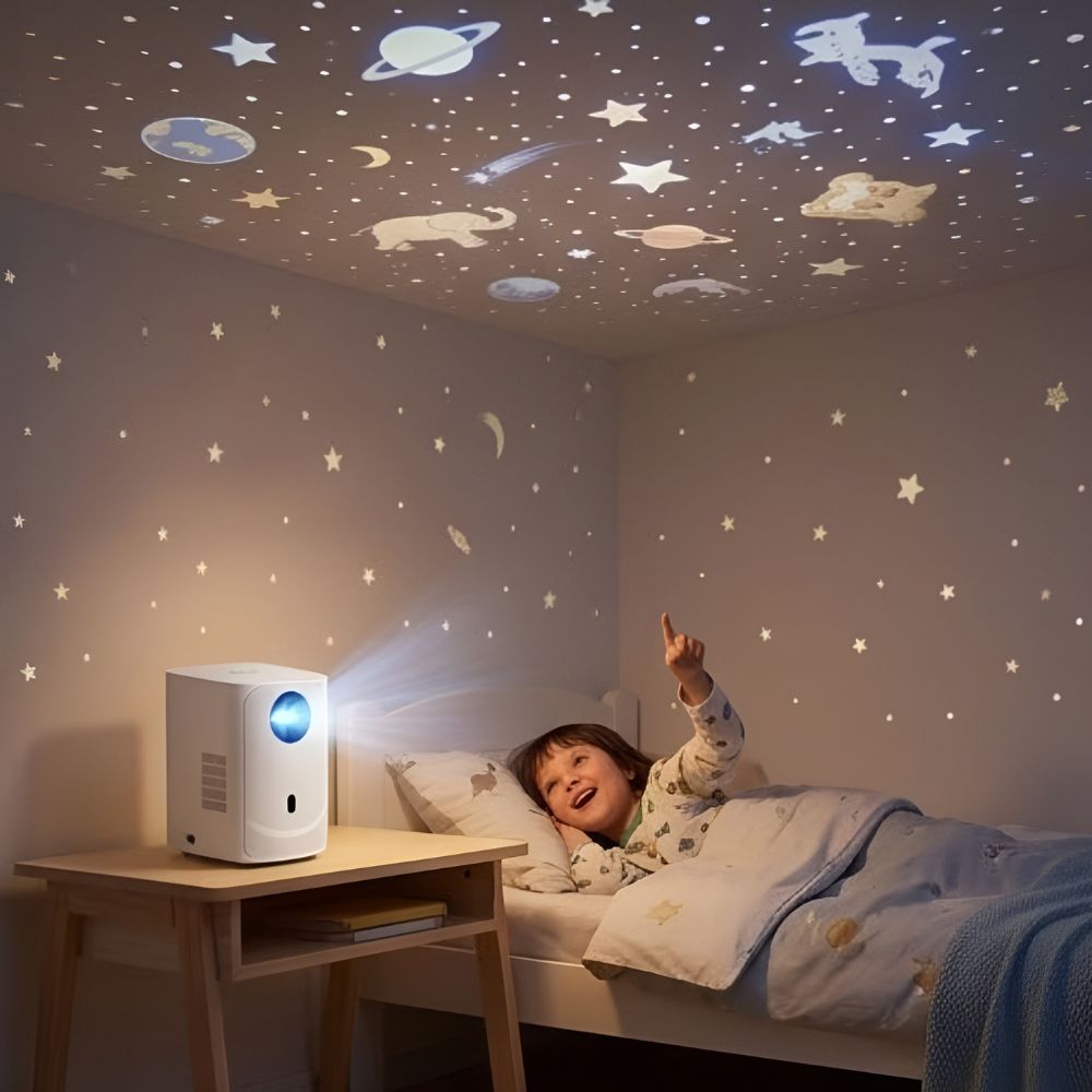 PD-P720PJR-WH Porodo 720P Projector Android 9