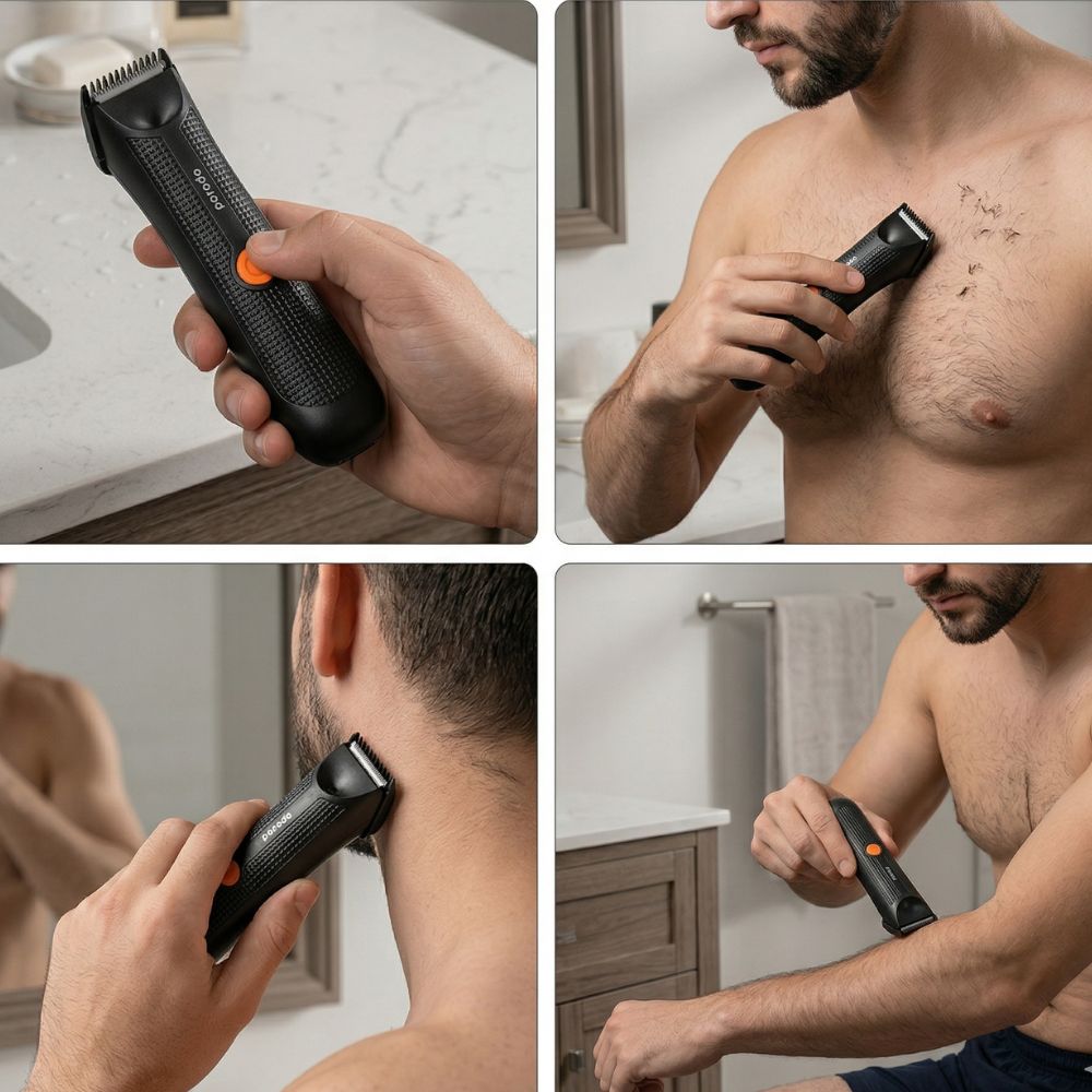 Porodo Lifestyle Private Hair Trimmer 14500MAH- Black