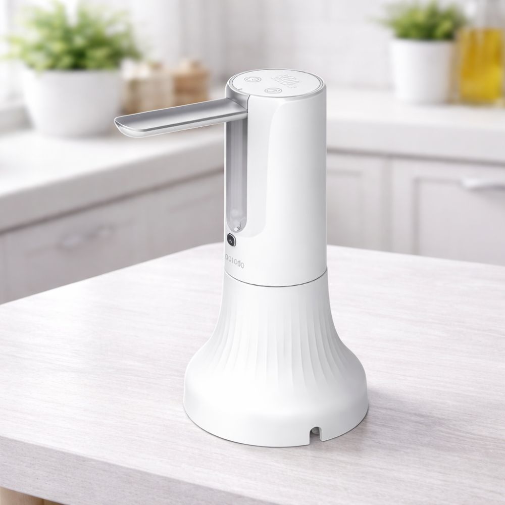 Porodo Lifestyle Desktop Water Dispenser with LED Display - White