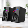 Porodo Gaming Speakers Wired 1.1M RGB - Black PDX543-BK
