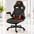 Porodo Gaming Ergonomic Gaming Chair with Fabric Covered Cushions – Black
