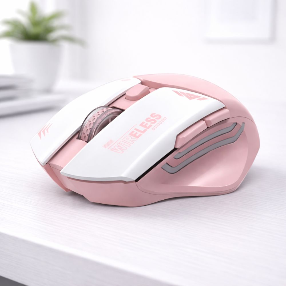 Porodo Gaming Wireless Mouse Dpi 1600 - Pink PDX323-PK