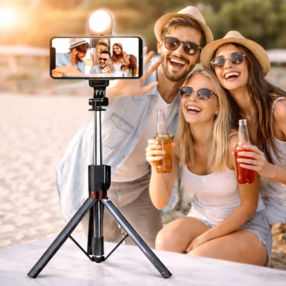 Plokama LIVE-K9 Selfie Stick with LED
