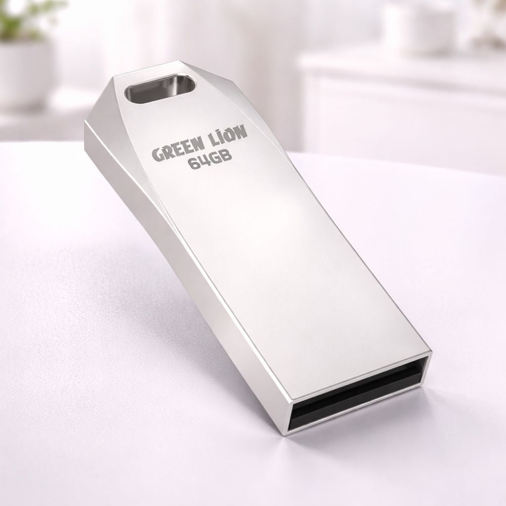Green Lion High Speed Flash Drive – 64GB GNUSBFD64SL