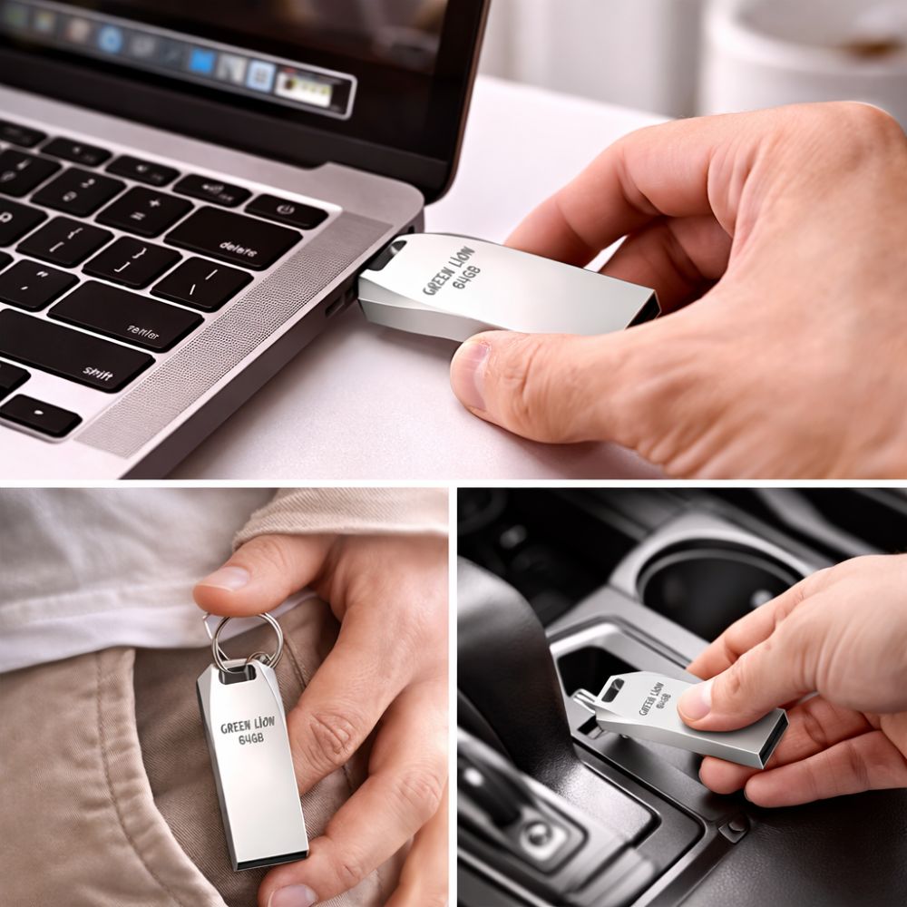 Green Lion High Speed Flash Drive – 64GB GNUSBFD64SL