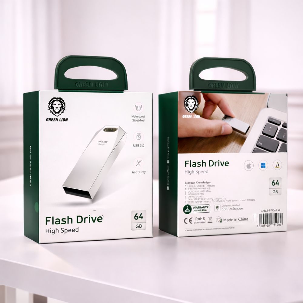 Green Lion High Speed Flash Drive – 64GB GNUSBFD64SL