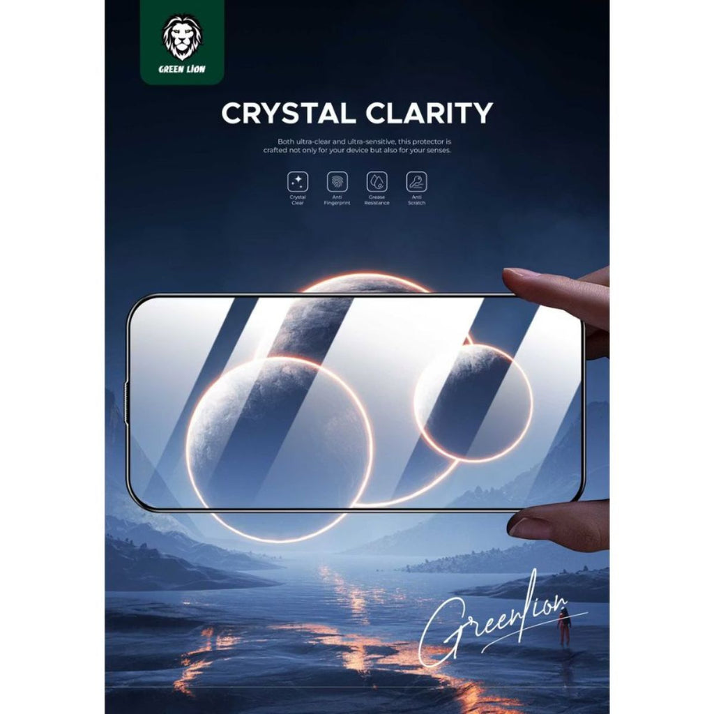 Green Lion 3D Curved PRO Screen Protector for Iphone 15 PRO - Clear GN3DCRDGL15PCL
