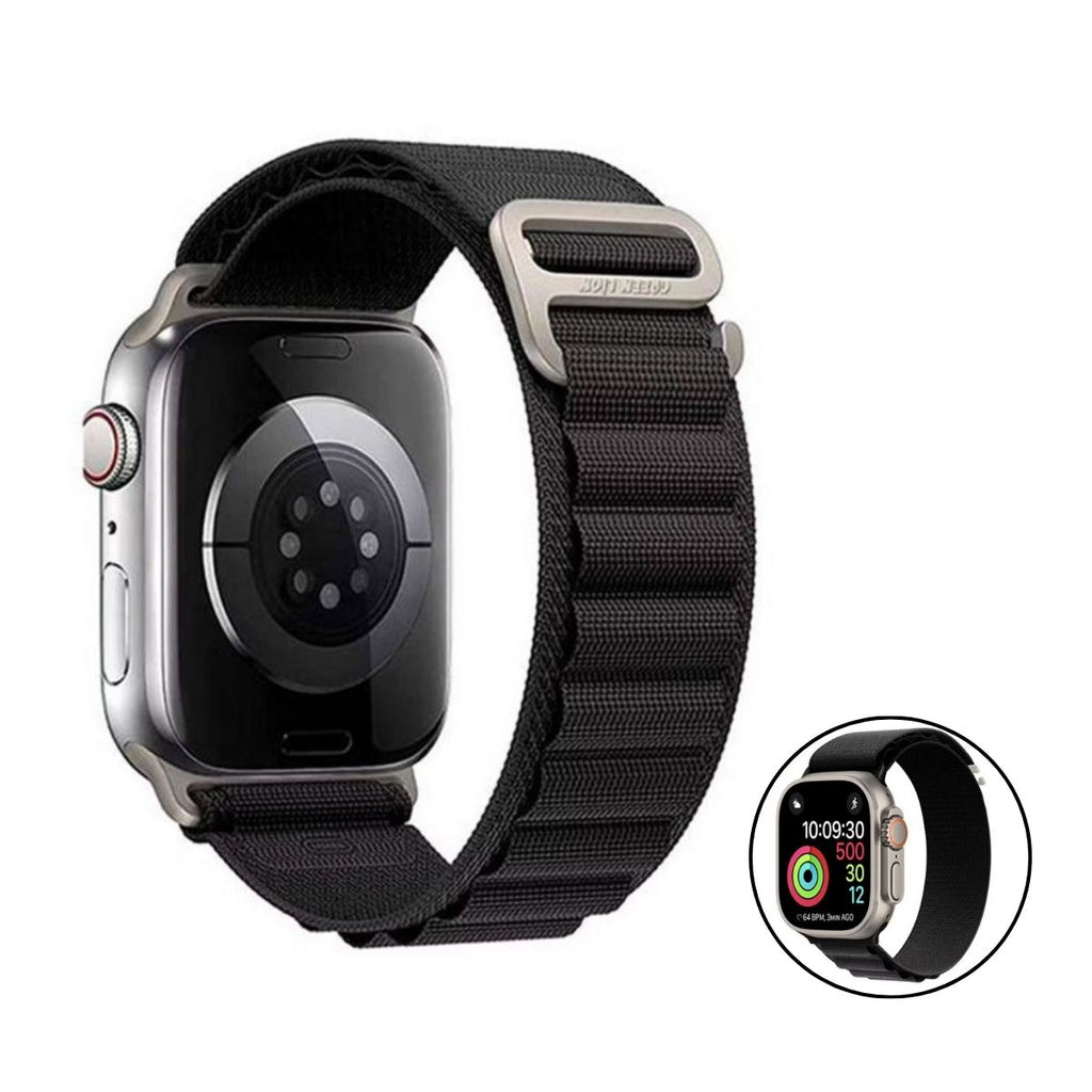 Smartwatch – Gnalwbgn Green Lion Alpine Loop Nylon Watch Band 42/44/45/49MM - Green