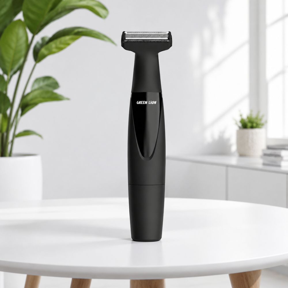 Green Lion One Blade Beard Trimmer-black