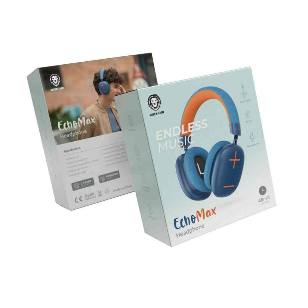 Headphones – Gnecomaxhpbk Green Lion Echo Max Headphone - Black