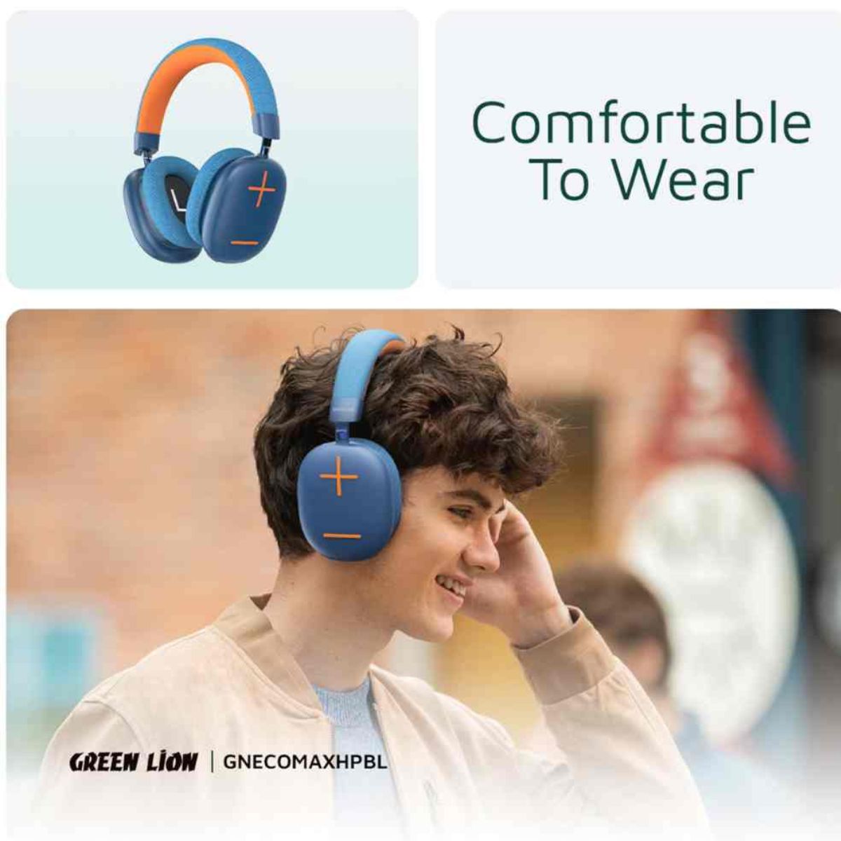 Headphones – Gnecomaxhpbk Green Lion Echo Max Headphone - Black