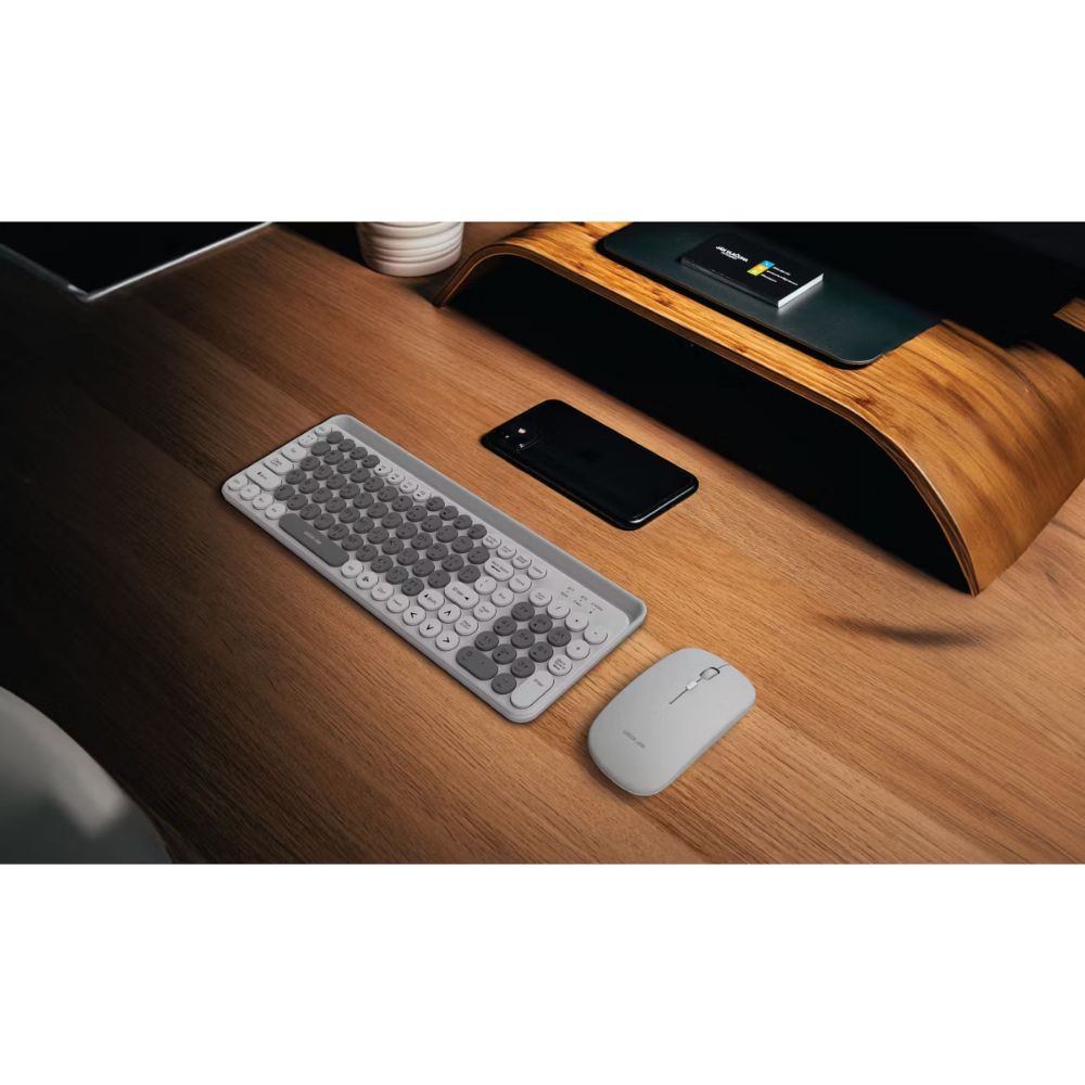 Gnwldukybkgy Green Lion Wireless Duo Mouse + Keyboard - Grey