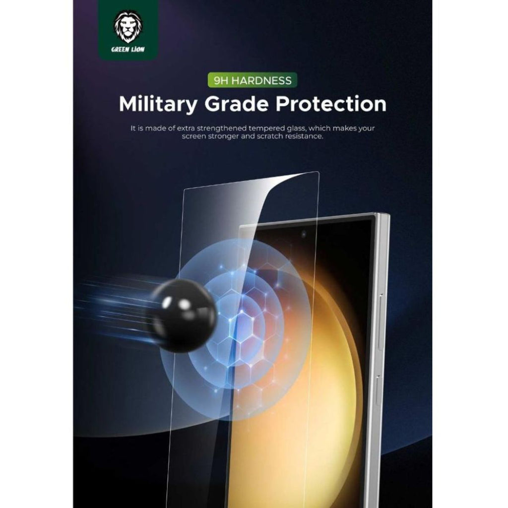 Screen Protector – Green Lion 3D UV Glass High Definition Tempered Glass for S24 GN9HUVGLS24CL