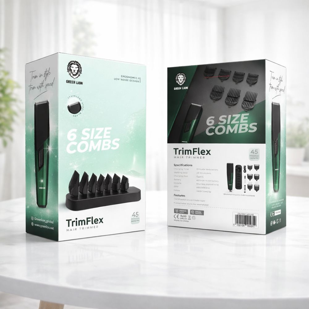 Gntriflxtmr Green Lion Trim Flex Hair Trimmer - Black / Green