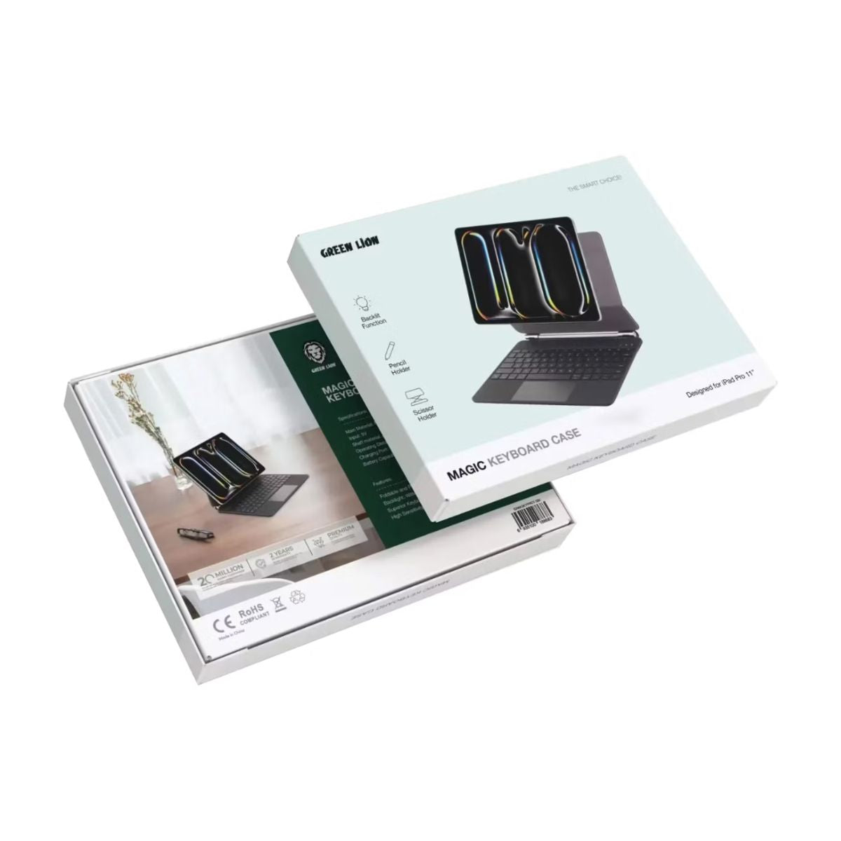 Green Lion Magic Keyboard Case Ipad PRO 11” - Black GNMGKYPRO11BK