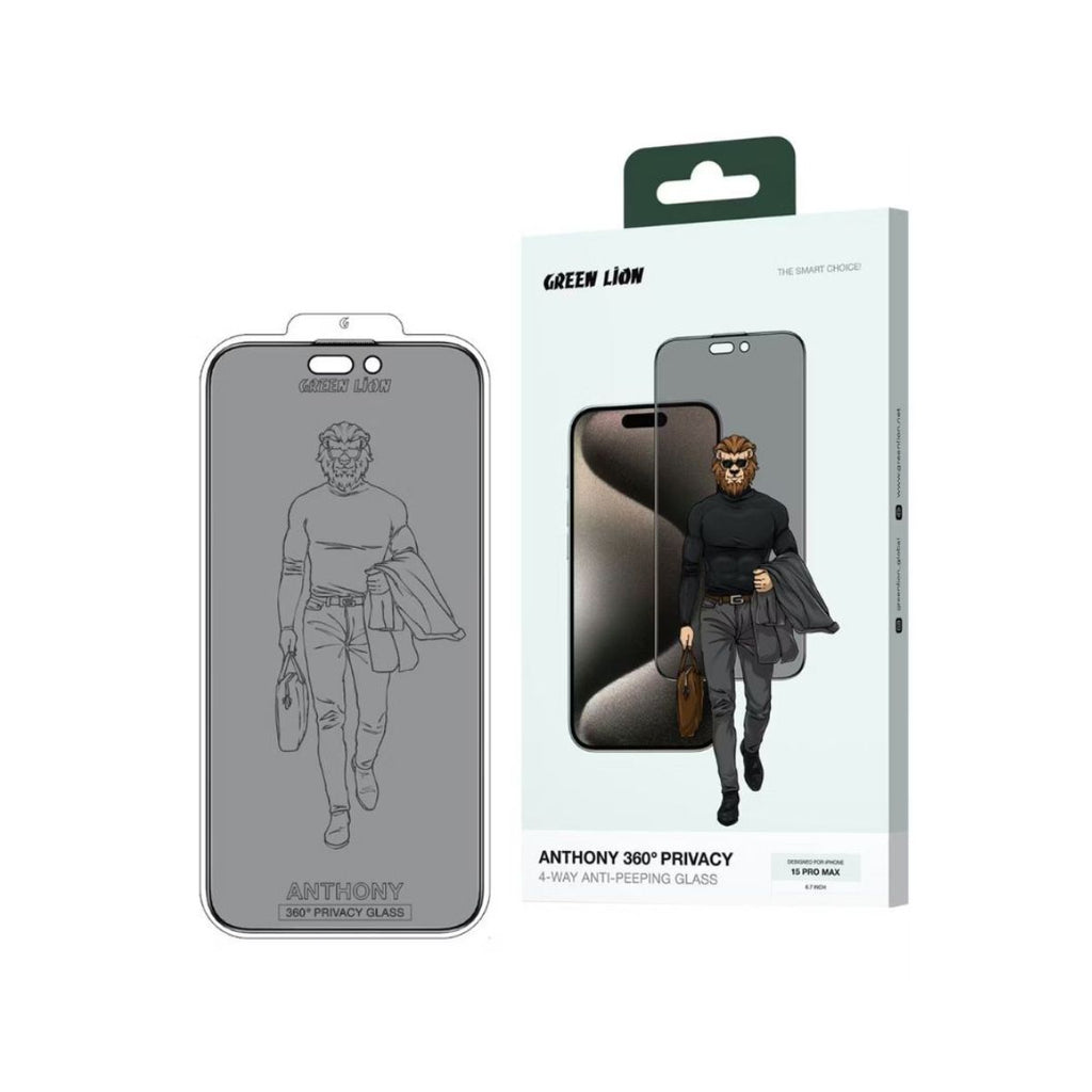 Green Lion Anthony 360° Privacy Screen Protector for Iphone 14 PRO GNAN360PV14P