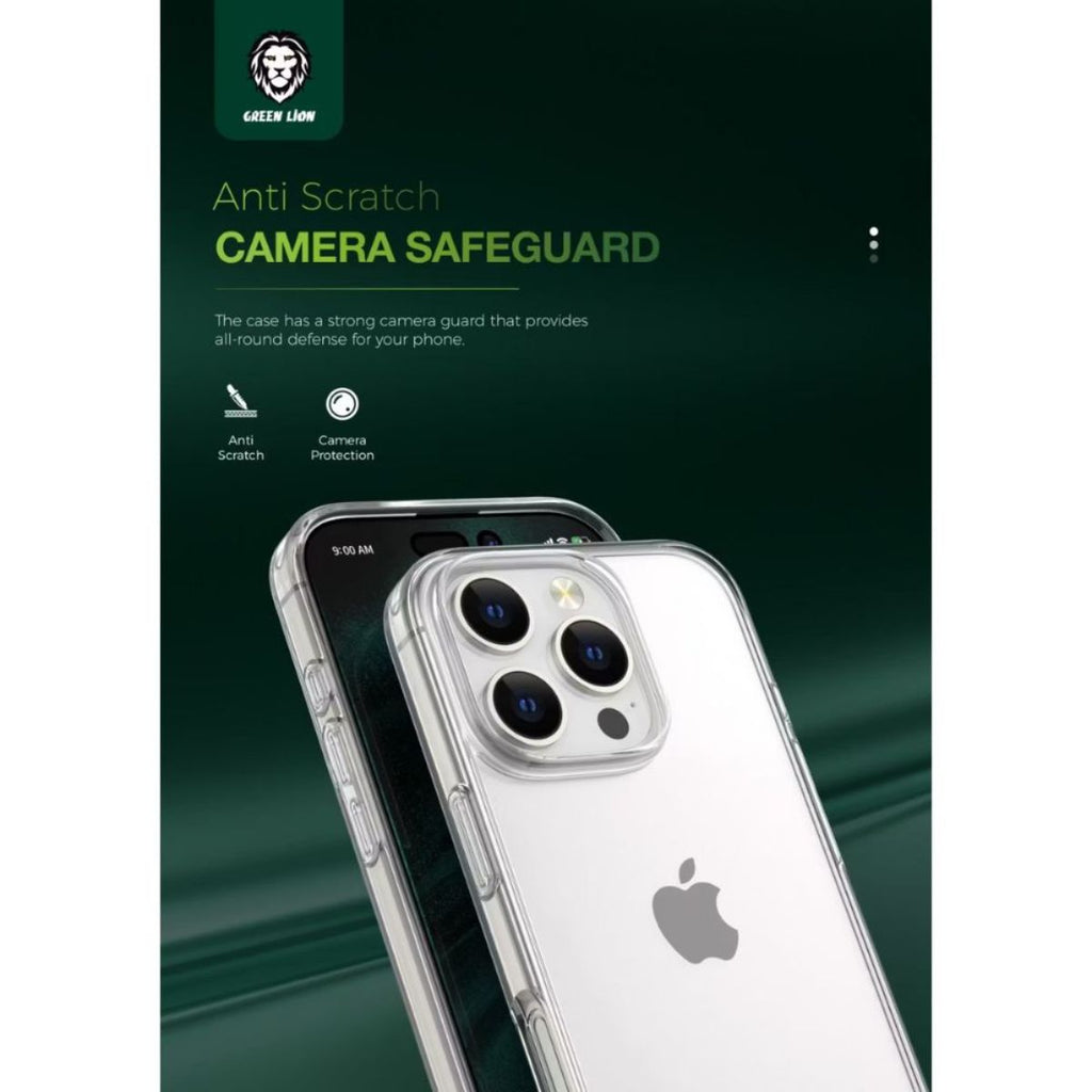 Green Lion Crystal Clear Case for Iphone 16 PRO GNCRYC16PCL