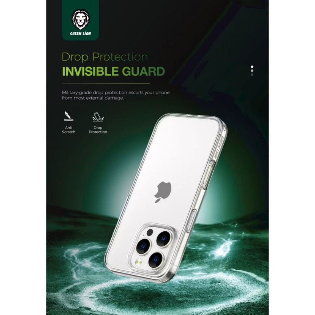 Green Lion Crystal Clear Case for Iphone 16 PRO GNCRYC16PCL