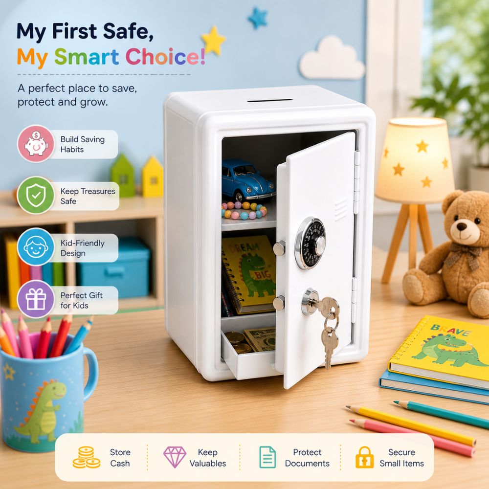 Metal Strap Lock - Mini Cash Box
