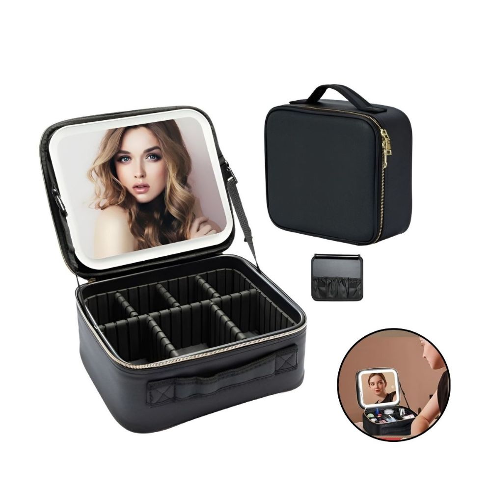XR-6620 LED Makeup Mirror Handheld Makeup Box