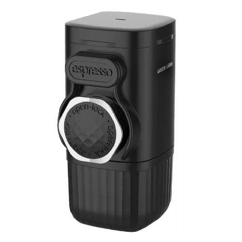 Portable Coffee Maker – Espresso Green Lion