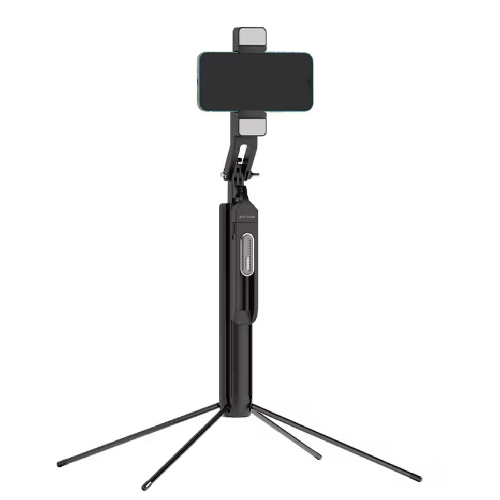 360° Selfie Stick – Bluetooth Tripod Stand & Mobile Phone Holder Porodo 185cm