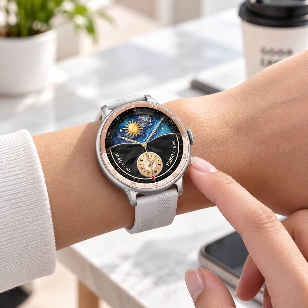 Powerology Gazelle Urban Elegance GPS Smart Watch - Grey