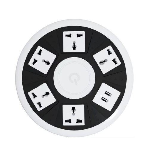7 in 1 Power Socket – USB Extension Socket & Power Strip Green Lion