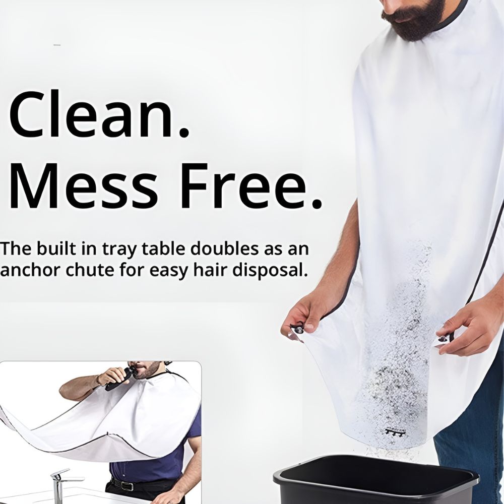 Hair Trimmer – Mens Beard Shaving Apron
