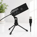 Fifine K669B USB Microphone with Volume Dial for Streaming – Black