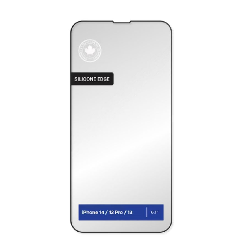 Levelo Anti-Static Clear Silicone Edge Tempered Screen Protector For iPhone 14 / 13 Pro / 13 6.1"