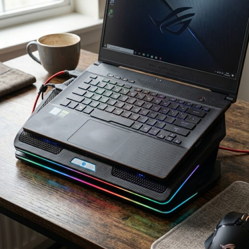 Porodo Gaming Cooling Pad with Multi Fan PDX110-BK