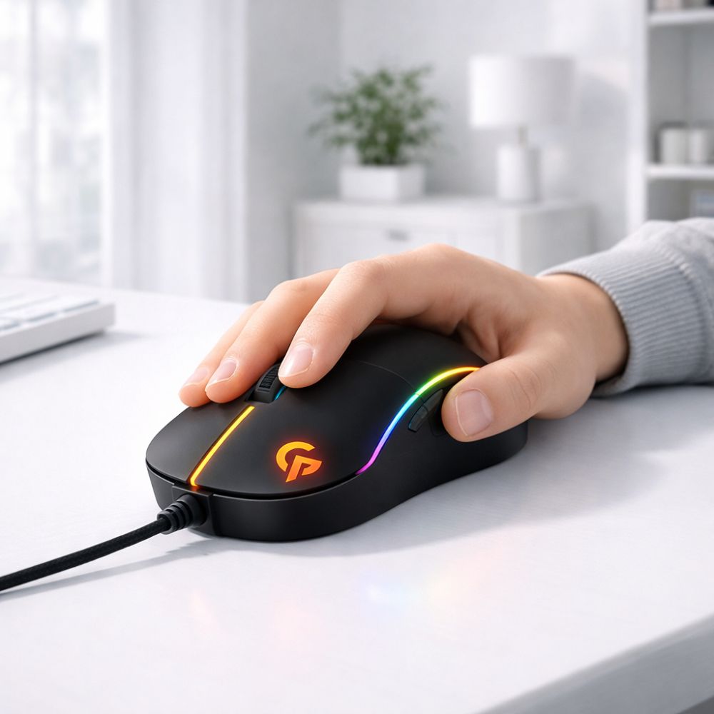 Porodo 7D PDX311 Wired Gaming Mouse