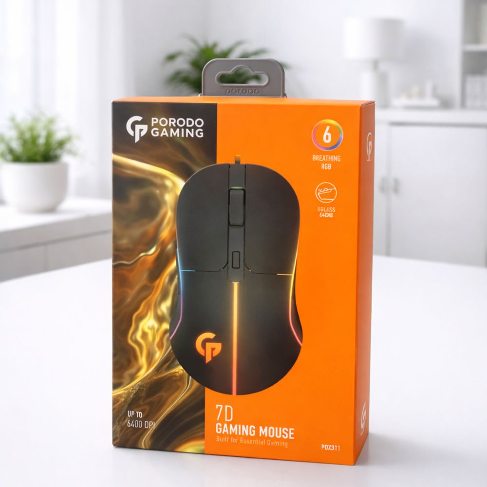 Porodo 7D PDX311 Wired Gaming Mouse